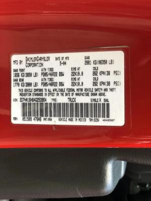 Dodge Ram SRT-10 2004 года 